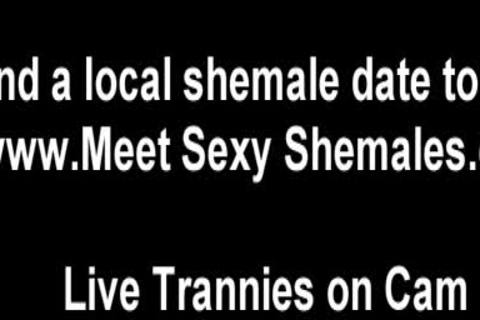 Spit Roast A lusty tranny With Your best friend