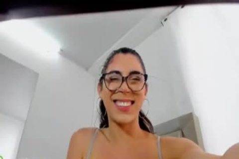 TS Cums In throat Followed By Second love juice Fountain