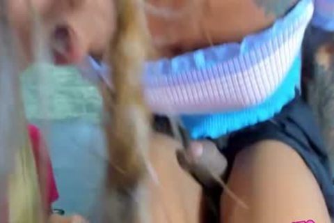 outstanding ebon Monstercock irrumation