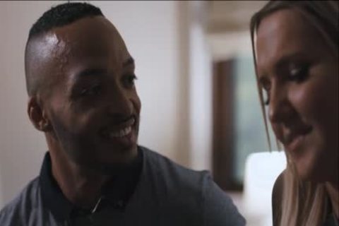 blonde tranny Kayleigh Coxx Let black man fucks Her ass In Doggystyle