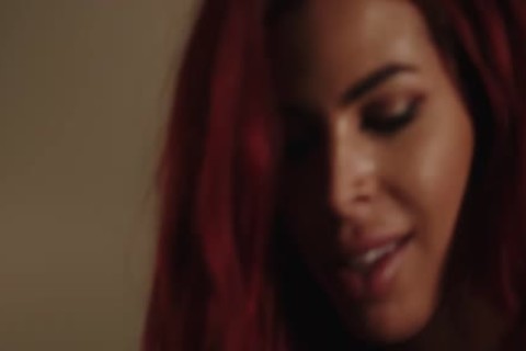 concupiscent Ts Rubi Maxim arsehole Bounces On A giant darksome penis