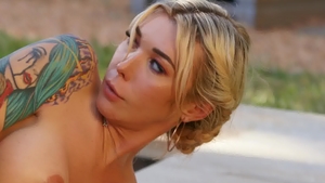 TransAngels: Muscle Aubrey Kate show big cock