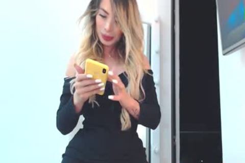 tasty Curvy Lovense tranny On web camera, Part 9
