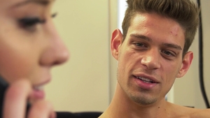 Devils TGirls: Transsexual Jenna Gargles getting a facial
