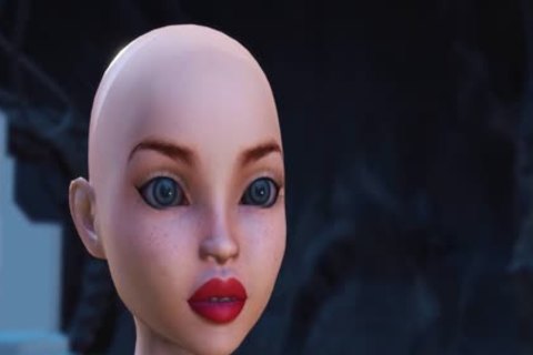 Alien Dickgirl bonks A Sex Servant In The Mystical Cave On The Exoplanet