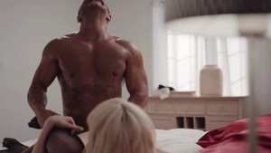 Transsensual - Latina Kate Zoha wearing jeans 69 in the bed