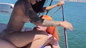 Mexican tranny nails On Yacht