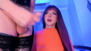 Freaky Tranny Can't Resist Wet Ladycock