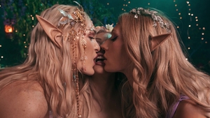 Trans Angels: Big-Boobed Tori Drills Elf Beauty's Hole
